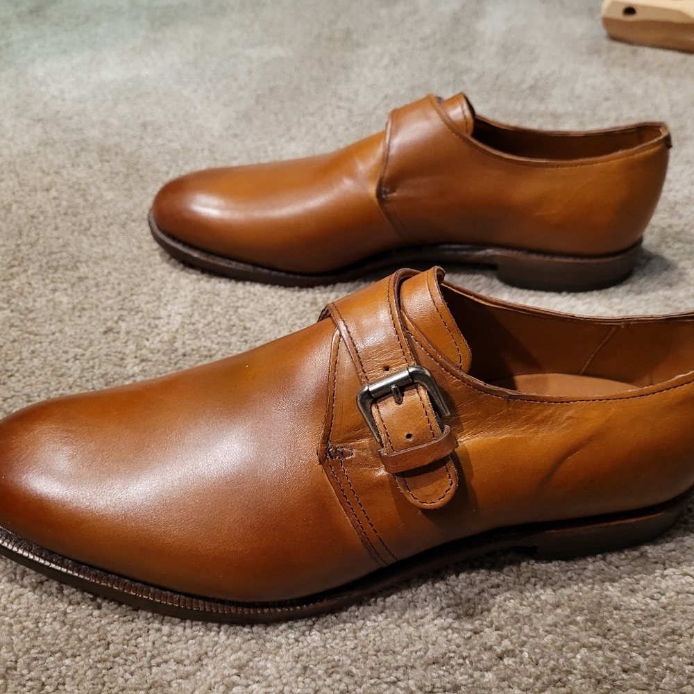 Allen Edmunds Plymouth Monk Strap Size 11